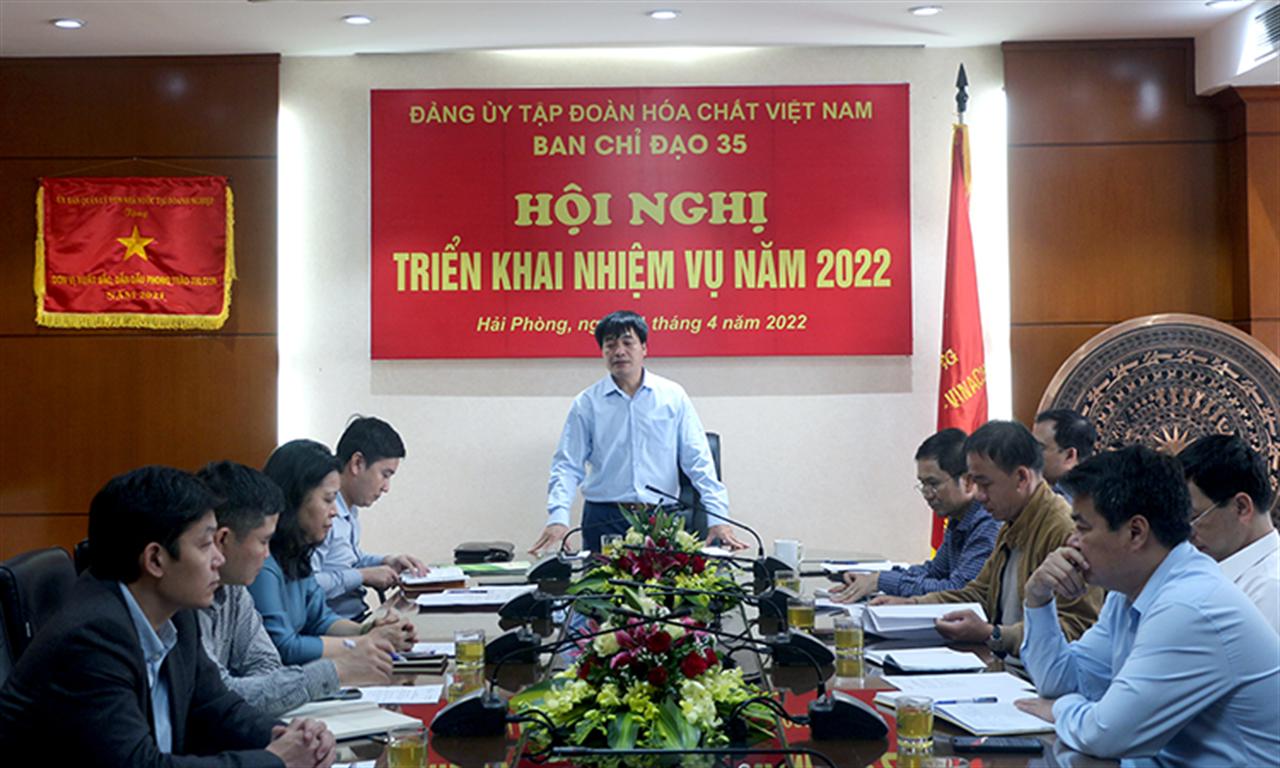 Đảng ủy VINACHEM: Ban Chỉ đạo 35 triển khai nhiệm vụ công tác năm 2022