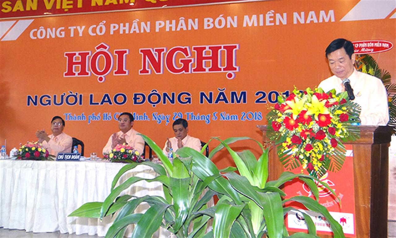 Công ty Cổ phần Phân bón Miền Nam tổ chức Hội nghị NLĐ năm 2018