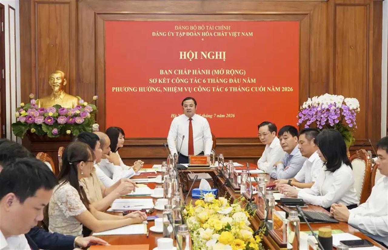 Đảng ủy Vinachem sơ kết công tác 6 tháng đầu năm, triển khai nhiệm vụ 6 tháng cuối năm 2026