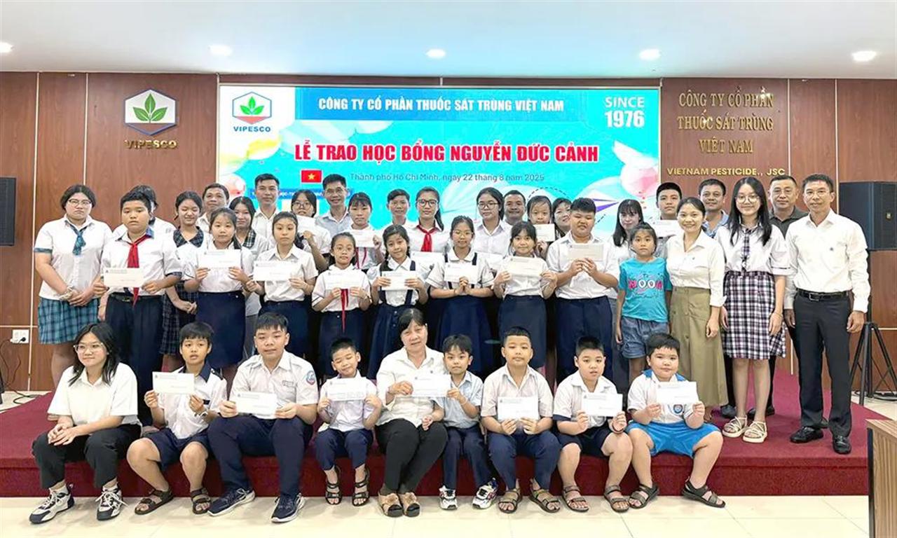 Vipesco: Lễ trao học bổng Nguyễn Đức Cảnh năm 2025