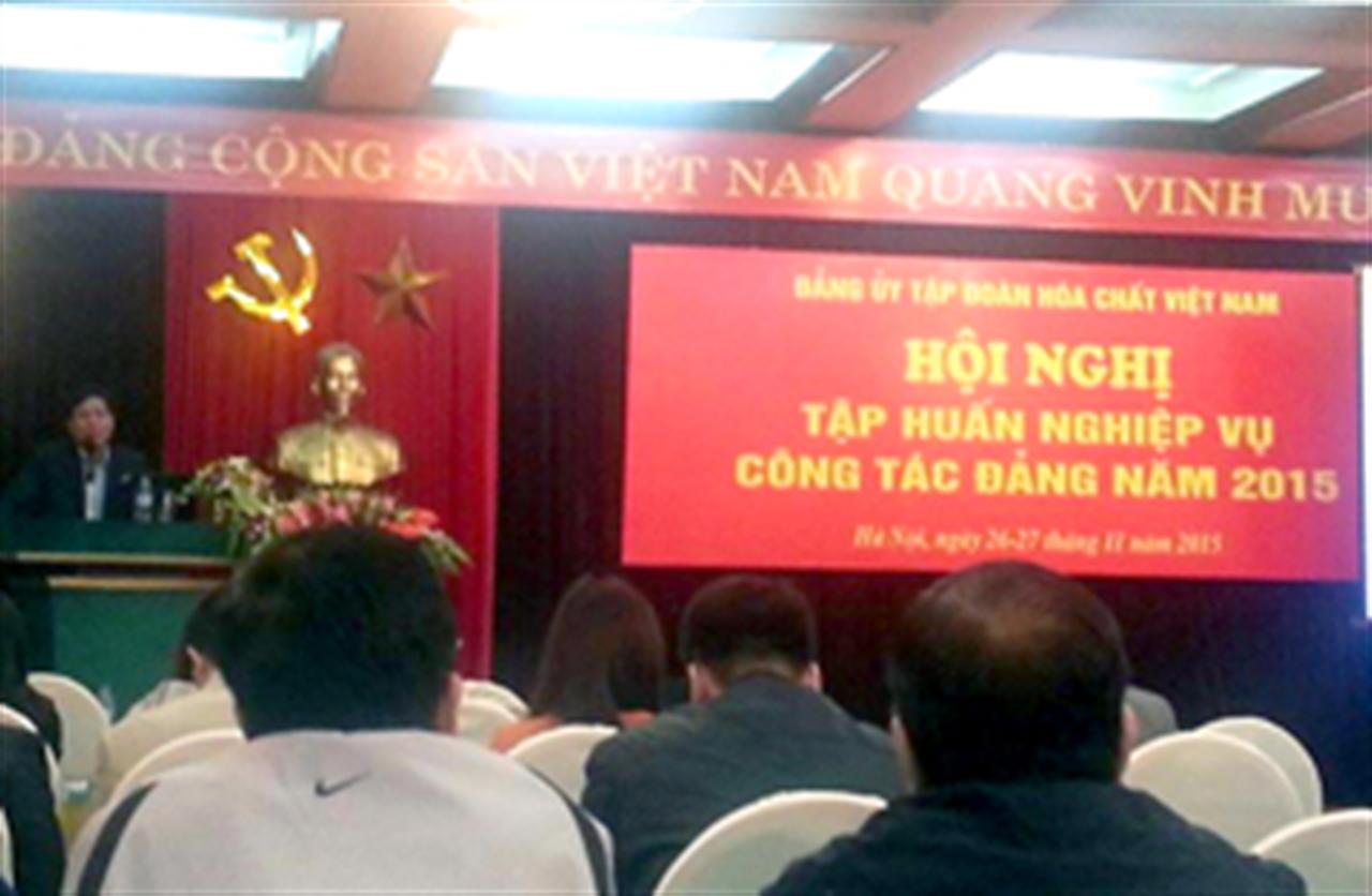 Hội nghị tập huấn nghiệp vụ công tác đảng năm 2015