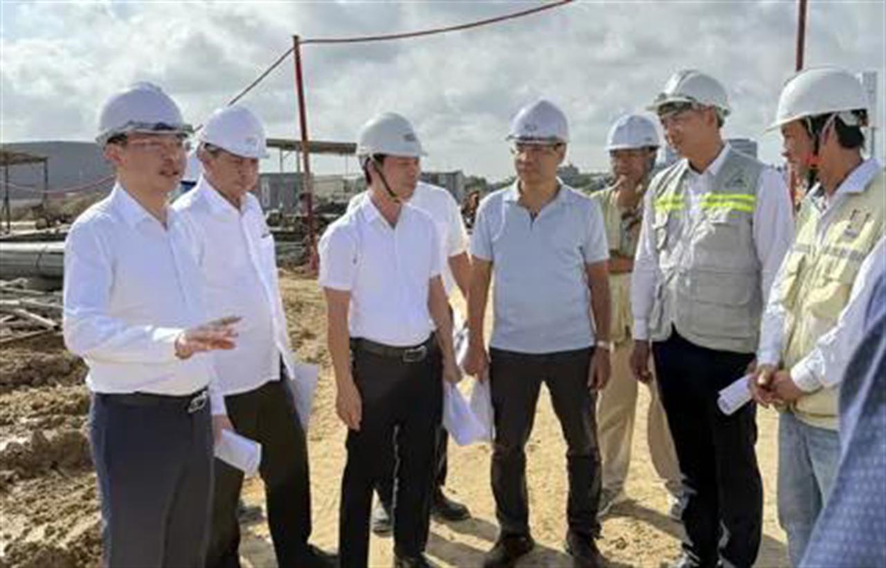 Tổng Giám đốc Vinachem Nguyễn Hữu Tú kiểm tra, chỉ đạo triển khai Dự án Nhà máy Hóa chất Nhơn Trạch