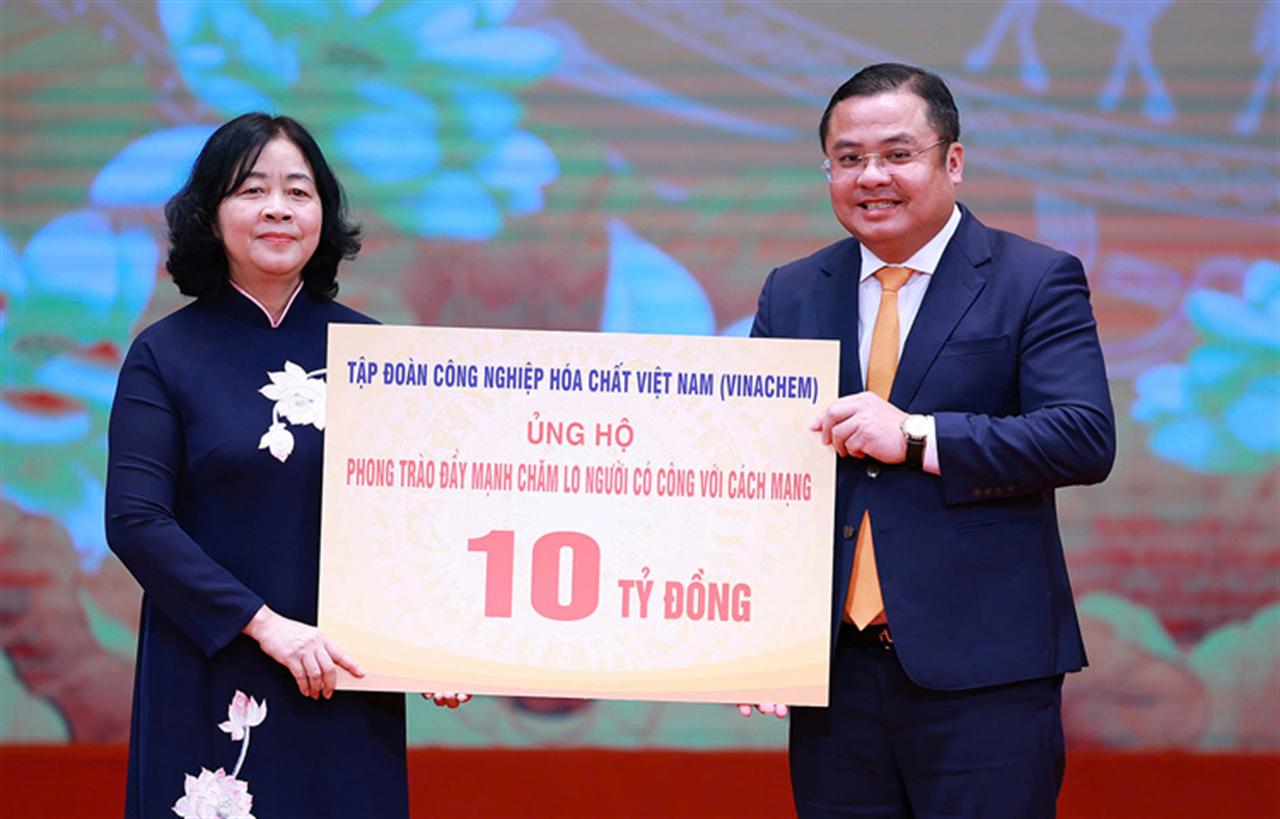 Tập đoàn Hóa chất Việt Nam tham dự Hội nghị tri ân người có công với cách mạng toàn quốc năm 2026