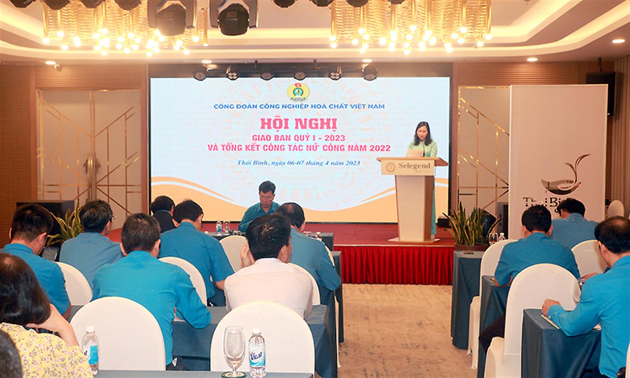 Công đoàn Công nghiệp Hóa chất Việt Nam: Sơ kết hoạt động quý I và Tổng kết phong trào Nữ CNVCLĐ năm 2022
