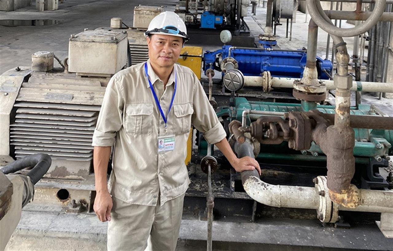 Công nhân lao động xuất sắc Quý II/2026: Anh Nguyễn Văn Đại, Tổ trưởng sản xuất, Xưởng sửa chữa, Công ty Cổ phần Phân đạm và Hóa chất Hà Bắc