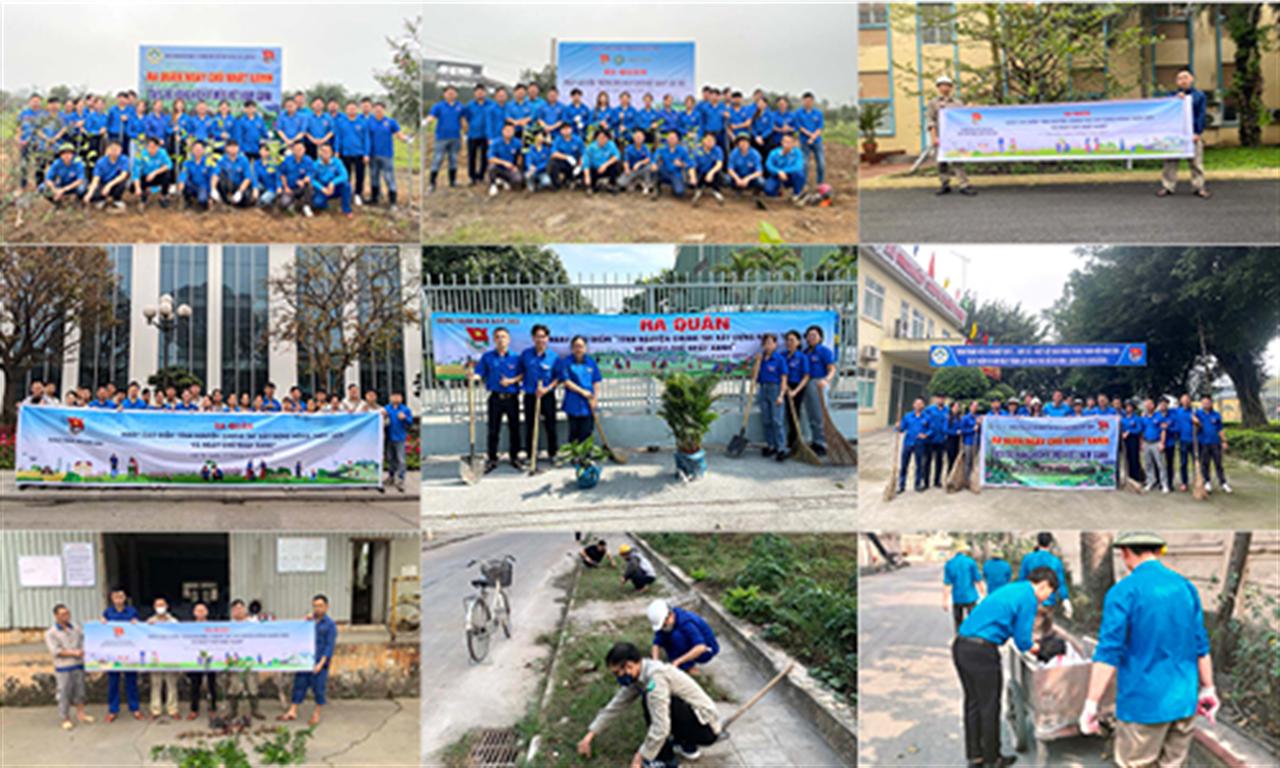 Tuổi trẻ Tập đoàn Hóa chất Việt Nam (Vinachem) ra quân đồng loạt "Ngày chủ nhật xanh" lần thứ I năm 2024