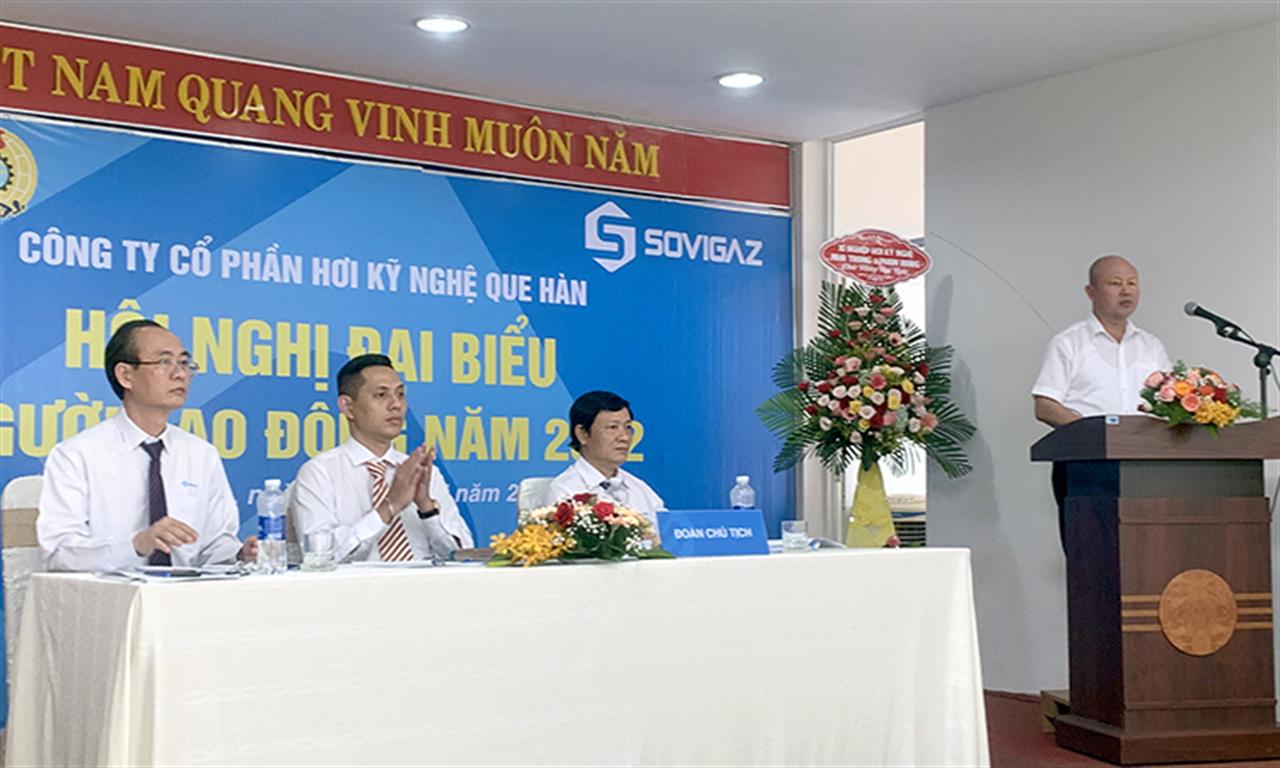 Công ty CP Hơi Kỹ nghệ Que hàn: Hội nghị Đại biểu Người lao động năm 2022