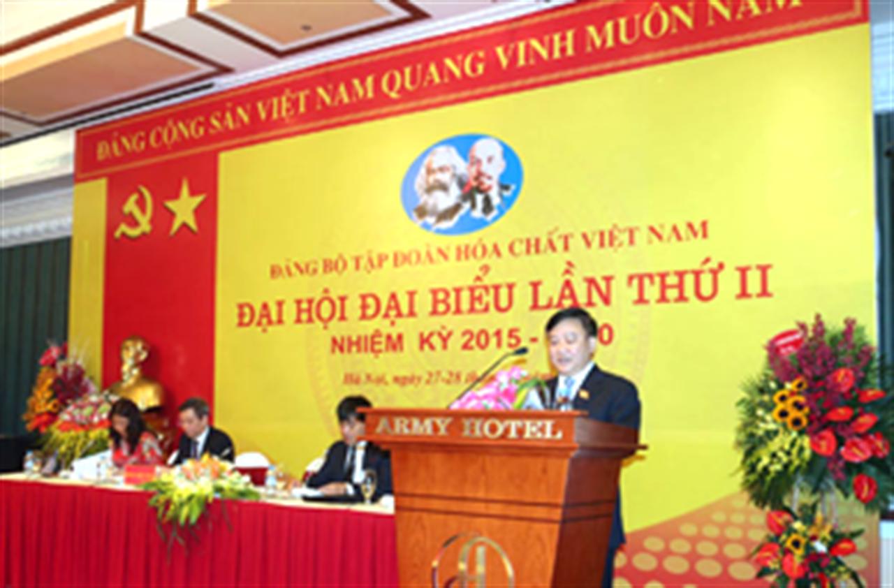Đảng bộ Vinachem tổ chức thành công Đại hội Đại biểu Đảng bộ lần thứ II, nhiệm kỳ 2015 - 2020