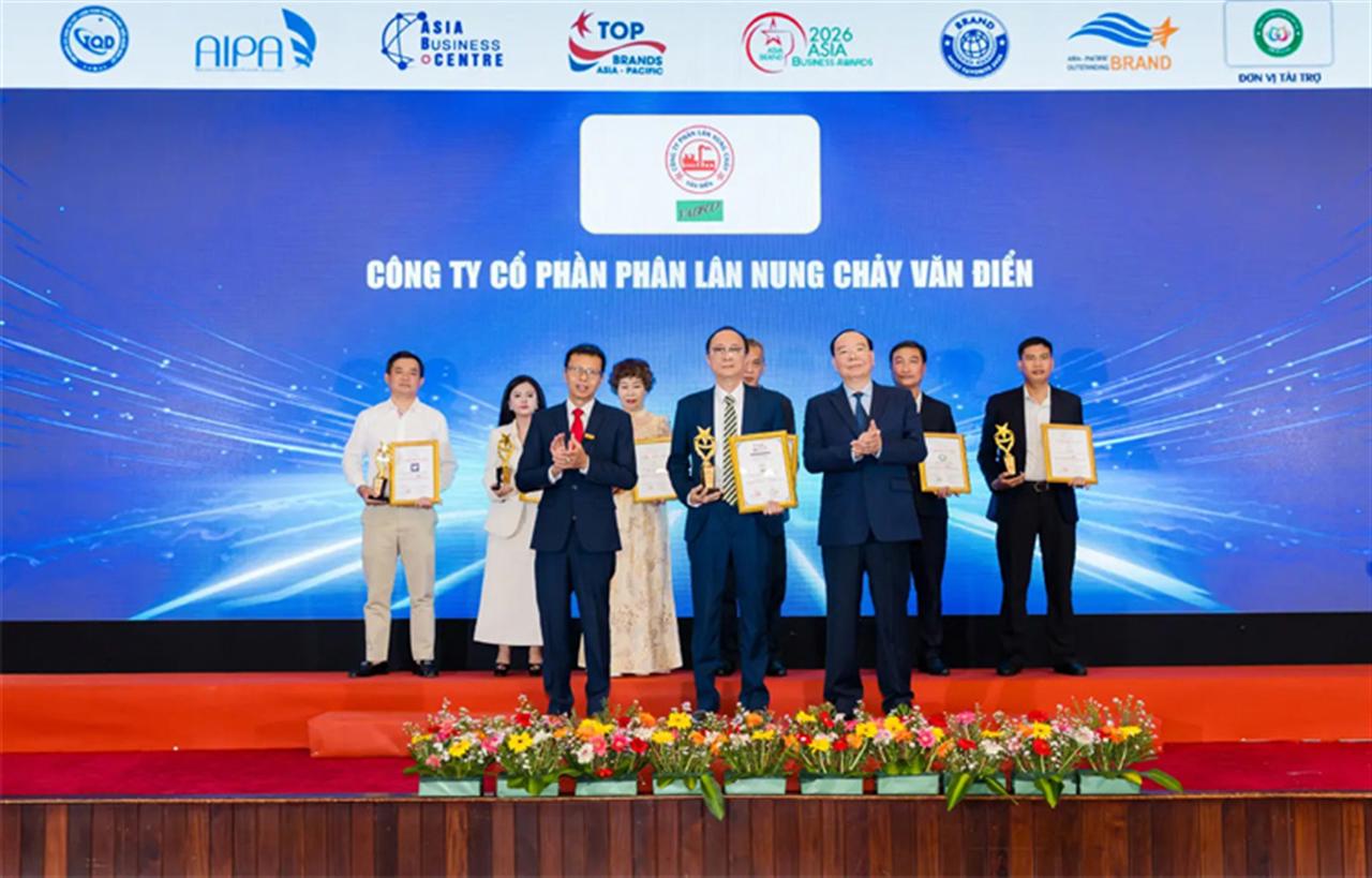 Van Dien Fused Magnesium Phosphate Fertilizer Affirms Its Position Among the Top 10 Asia-Pacific Brands 2026