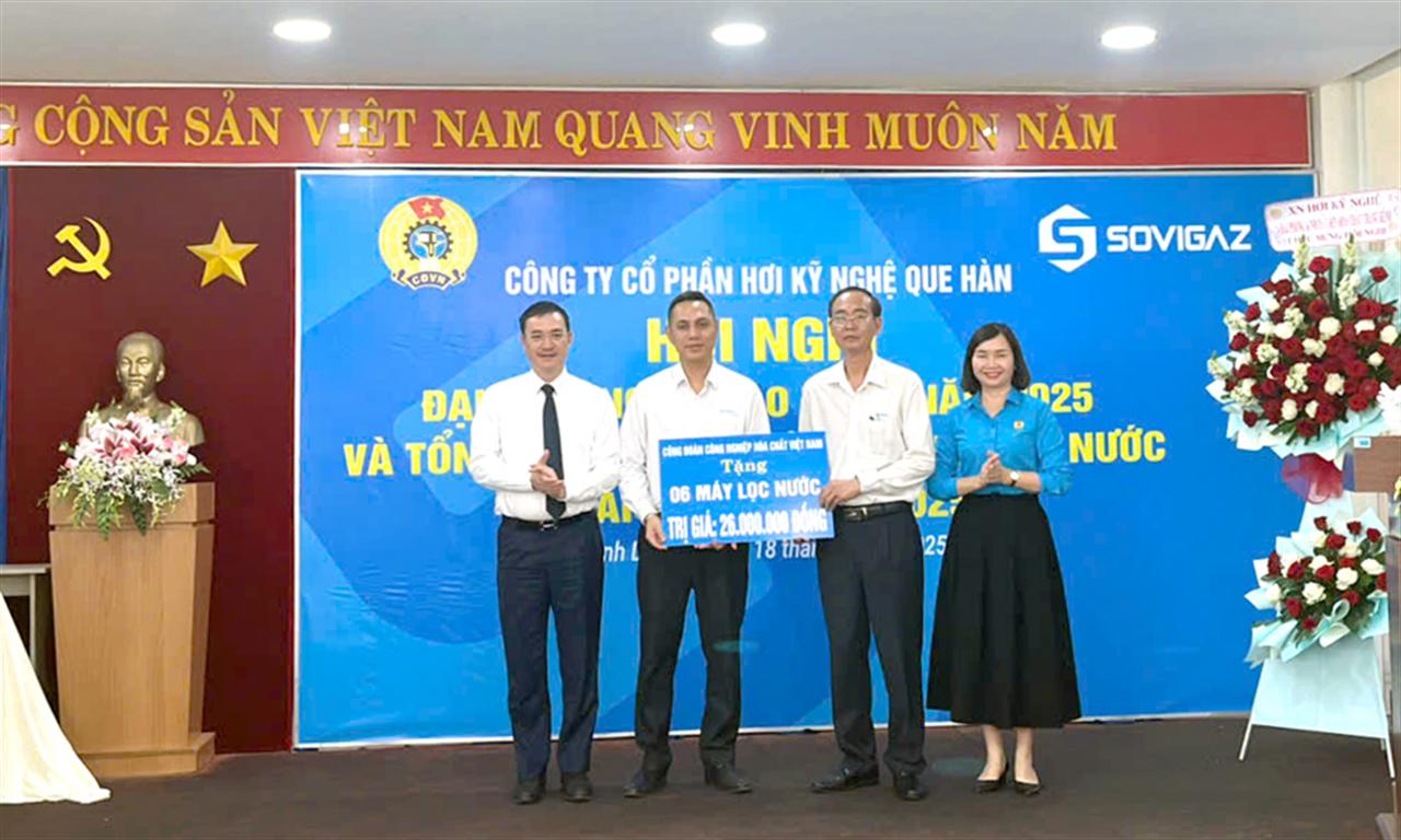 Công ty CP Hơi Kỹ nghệ Que hàn tổ chức Hội nghị Đại biểu Người lao động năm 2025 và Tổng kết phong trào Thi đua yêu nước giai đoạn 2020 – 2025