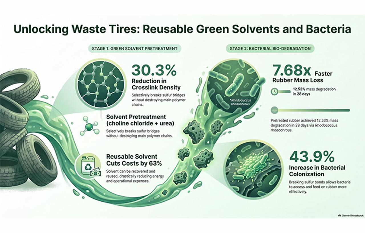 A Low-Cost Solvent Helps “Unlock” Sulfur from Waste Tire Rubber