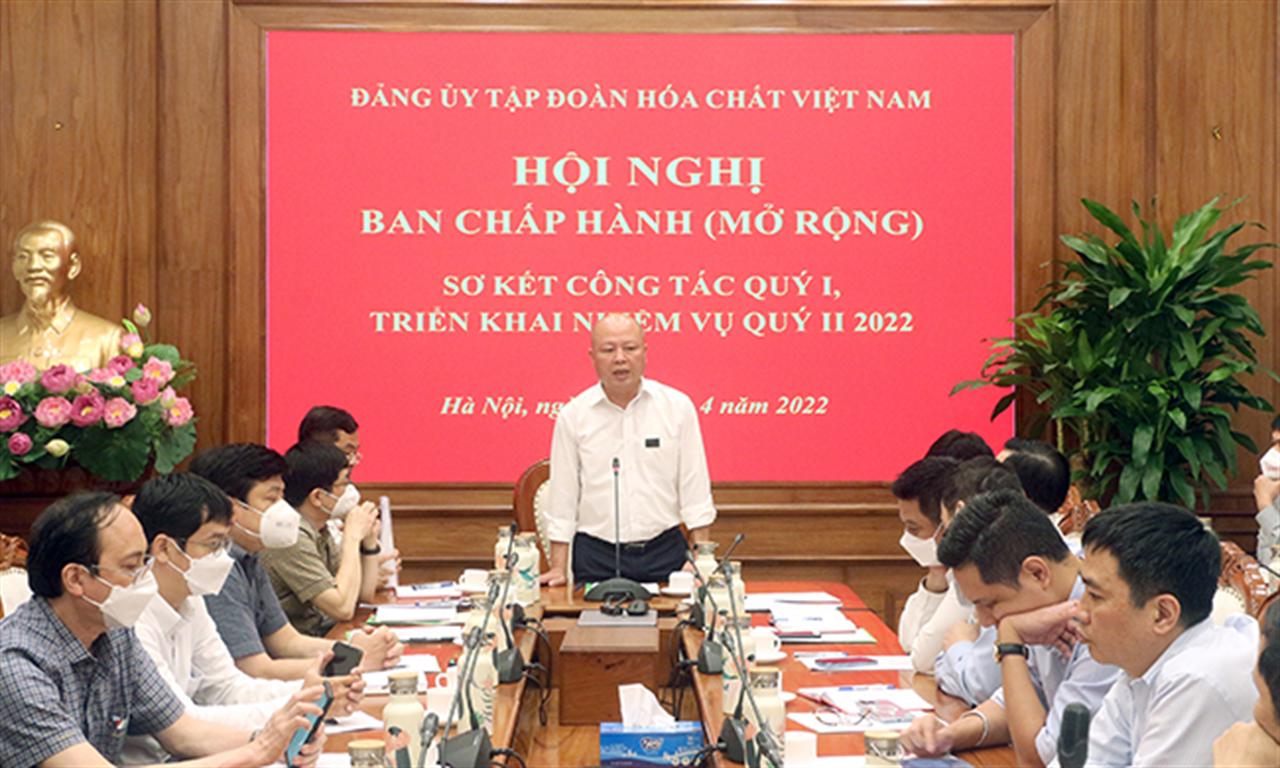 Đảng uỷ Tập đoàn Hoá chất Việt Nam triển khai nhiệm vụ công tác quý II năm 2022
