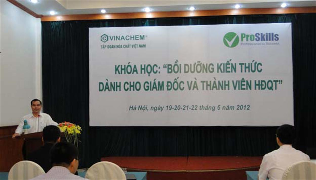 Vinachem tổ chức khóa học bồi dưỡng kiến thức dành cho Giám đốc và Thành viên HĐQT
