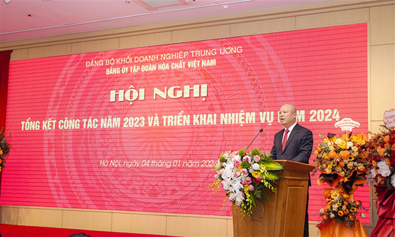 Đảng ủy Tập đoàn Hóa chất Việt Nam: Tổng kết công tác năm 2023, triển khai nhiệm vụ năm 2024