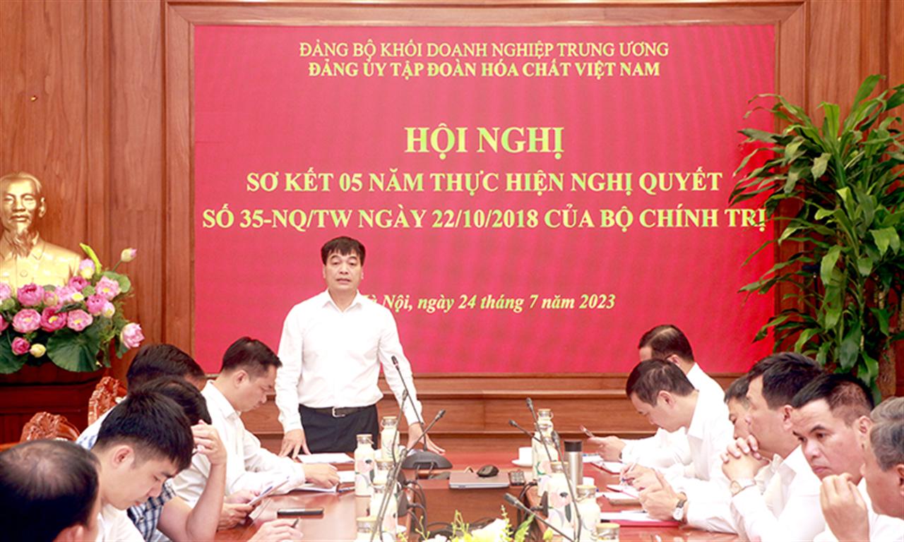 Đảng ủy VINACHEM: Sơ kết 5 năm triển khai thực hiện Nghị quyết số 35-NQ/TW