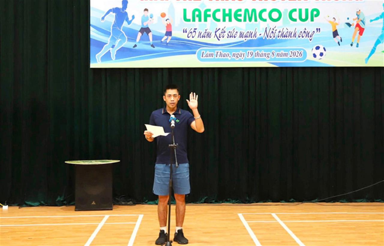 Khai mạc Giải thể thao truyền thống LACHEMCO CUP 65 năm “Kết sức mạnh – Nối thành công”