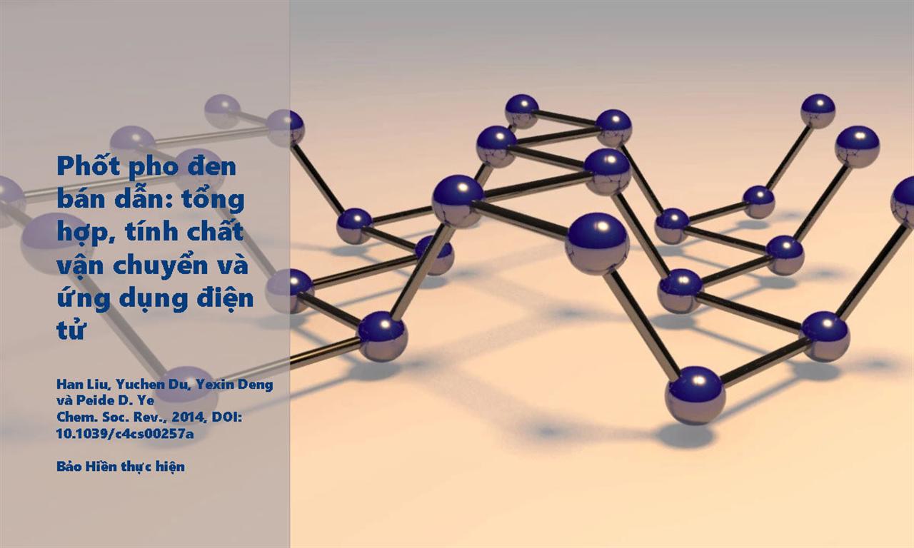 Phốt pho đen bán dẫn: tổng hợp, tính chất vận chuyển và ứng dụng điện tử