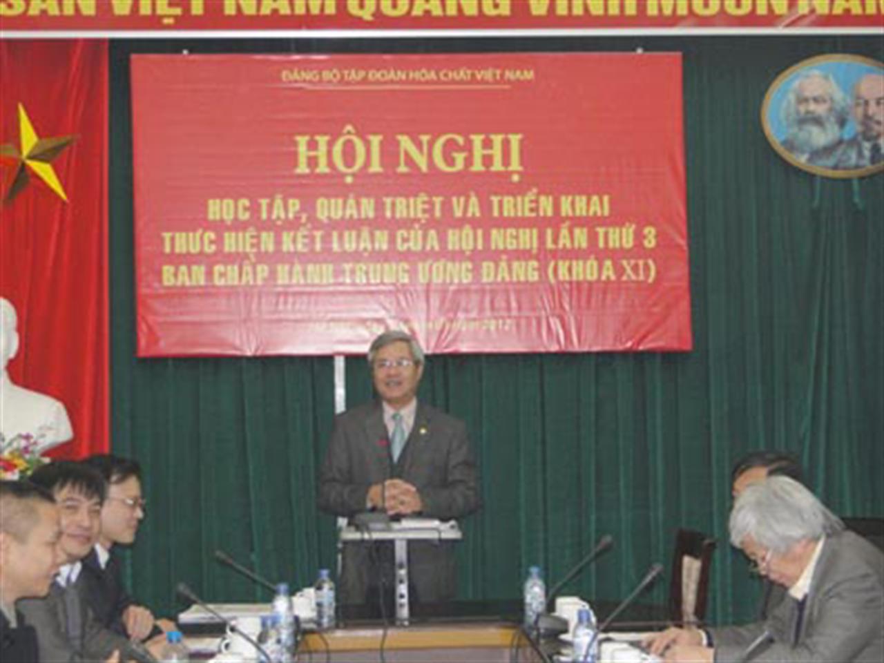 Hội nghị học tập, quán triệt và triển khai thực hiện kết luận Hội nghị Trung ương 3 khoá XI