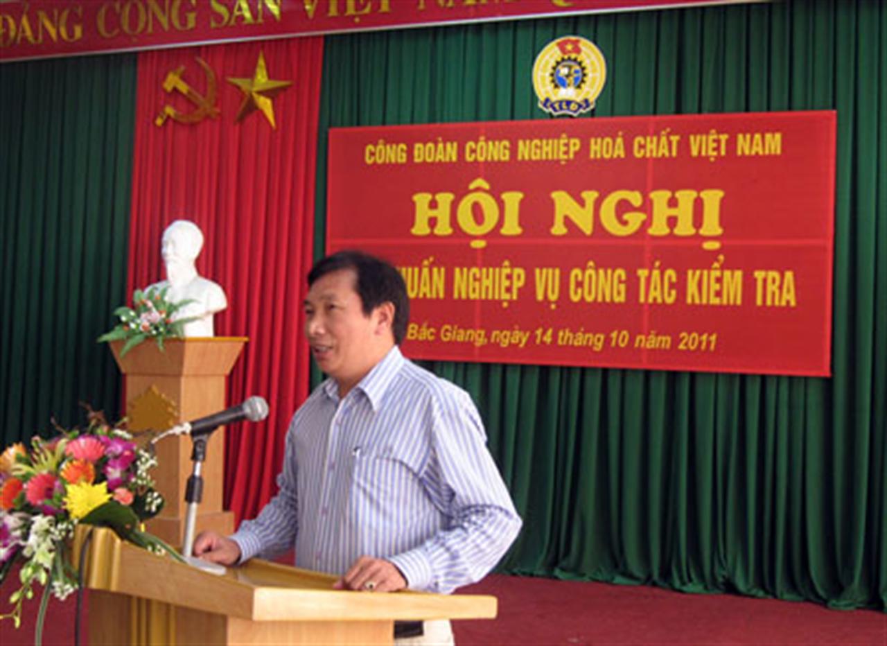 Công đoàn Công nghiệp Hóa chất Việt Nam: tập huấn công tác kiểm tra công đoàn