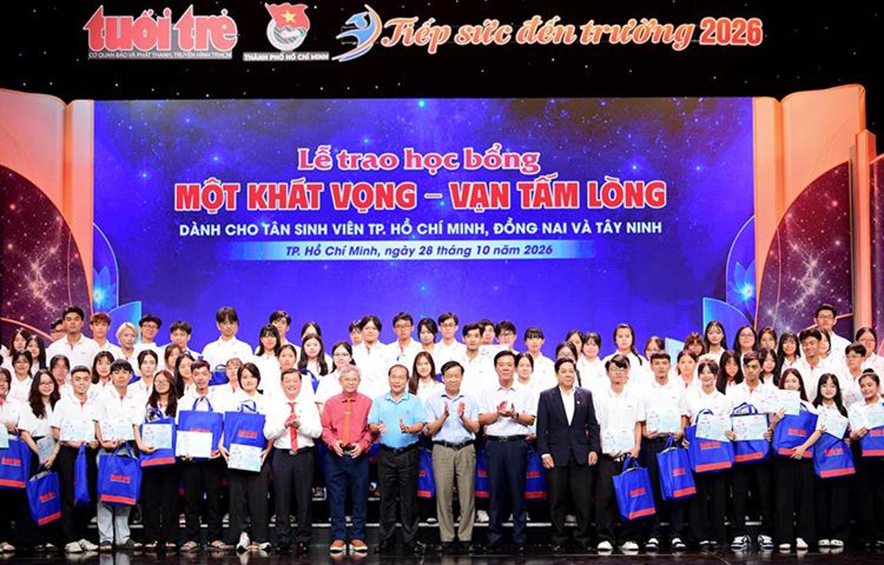 Khép lại hành trình “Tiếp sức đến trường” 2026: Bình Điền cùng 1.247 ước mơ giảng đường