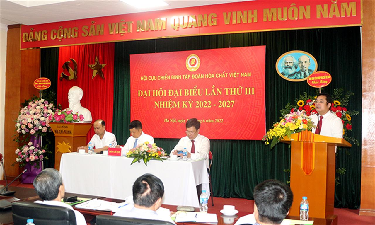 Đại hội Hội CCB Tập đoàn Hóa chất Việt Nam lần thứ III, nhiệm kỳ 2022 – 2027