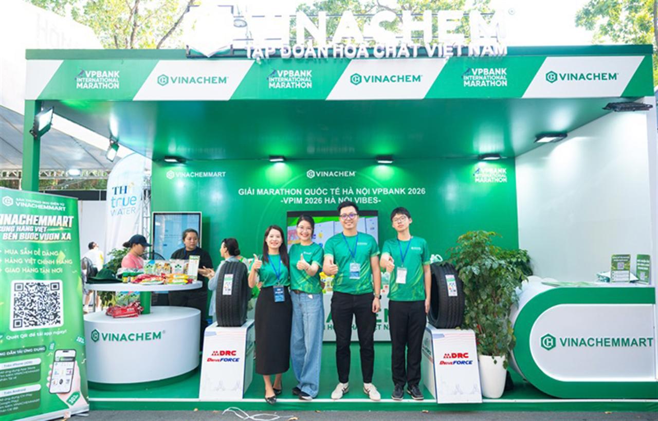 Tập đoàn Hóa chất Việt Nam đồng hành cùng Giải chạy VPBank Hanoi International Marathon 2026
