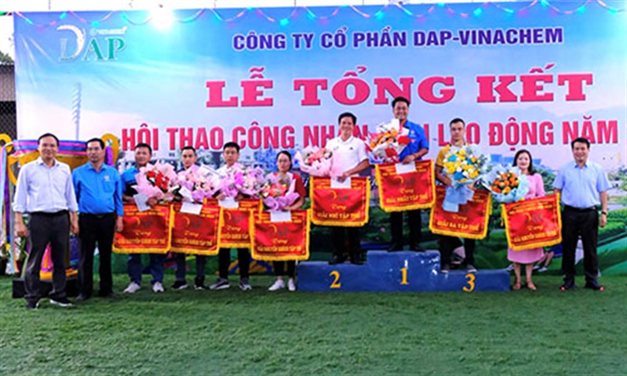 Công ty Cổ phần DAP-VINACHEM: Tổng kết hội thao Công nhân viên lao động năm 2023