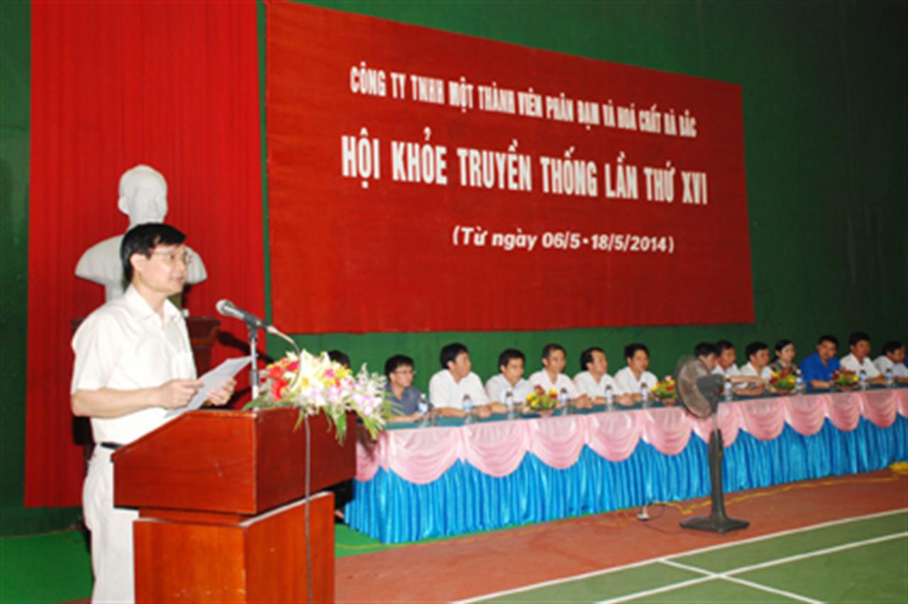 Công ty TNHH MTV Phân đạm và Hóa chất Hà bắc tổ chức Hội khỏe truyền thống năm 2014