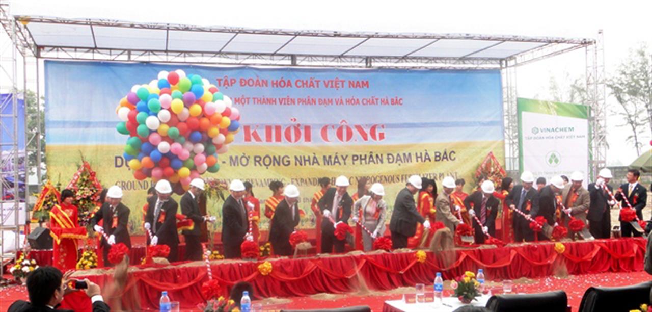 Ground breaking project of revamping - expanding Habac Nitrogenous fertilizer plant
