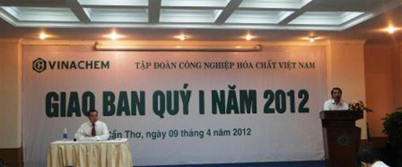Tập đoàn Công nghiệp Hóa chất Việt Nam: Hội nghị giao ban quý I-2012