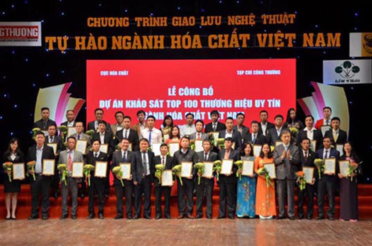 Niferco - TOP 50 thương hiệu uy tín ngành Hóa chất Việt Nam năm 2016