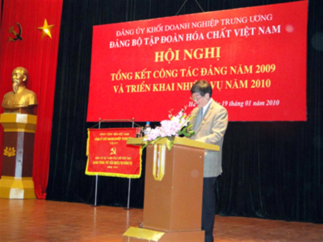 Đảng bộ tập đoàn hóa chất Việt Nam - Hội nghị tổng kết thực hiện nhiệm vụ chính trị năm 2009 và phương hướng nhiệm vụ năm 2010