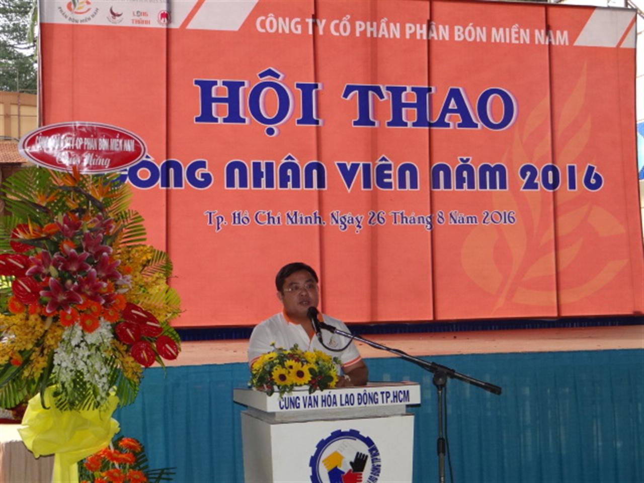 Công ty CP Phân bón miền Nam: Tổ chức Hội thao CNLĐ năm 2016