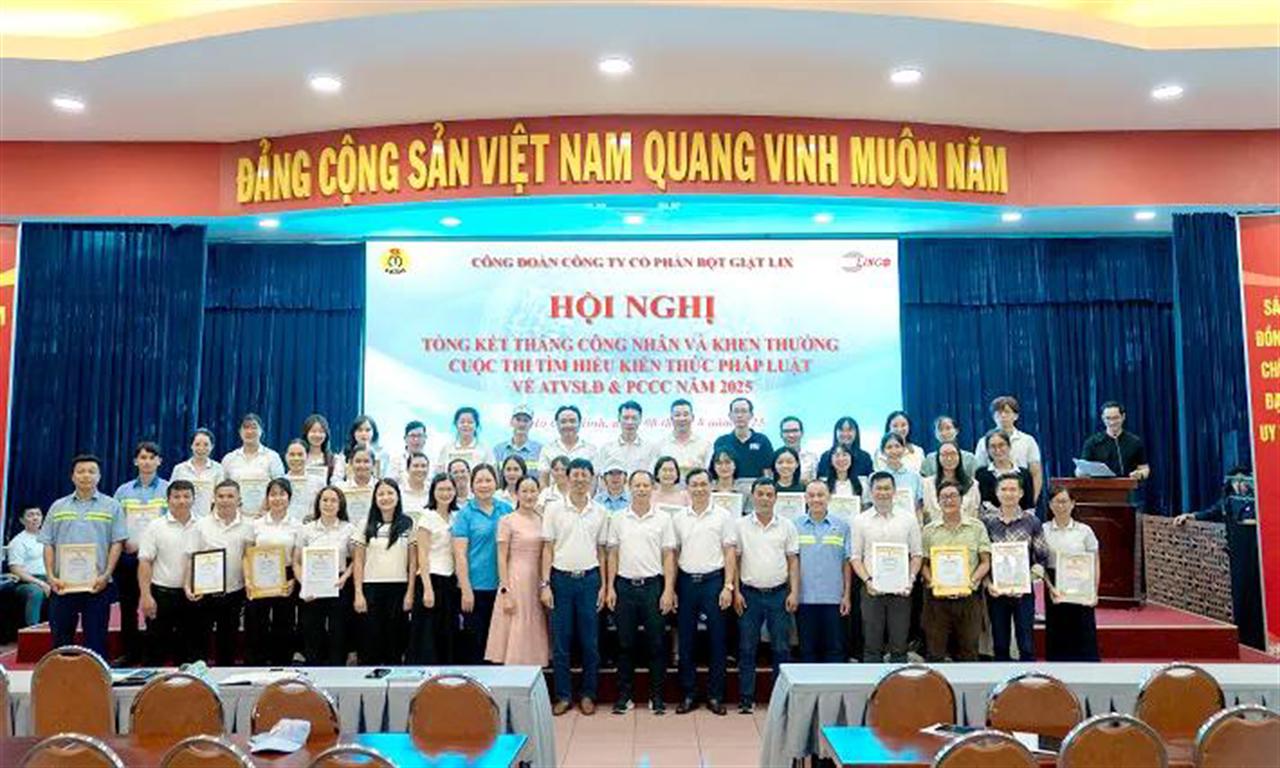 Công đoàn Lixco tổng kết Tháng Công nhân với nhiều hoạt động ý nghĩa