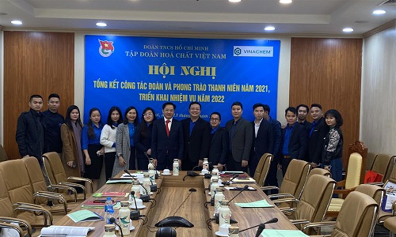 Đoàn thanh niên Tập đoàn Hóa chất Việt Nam tổng kết công tác năm 2021 và triển khai nhiệm vụ năm 2022