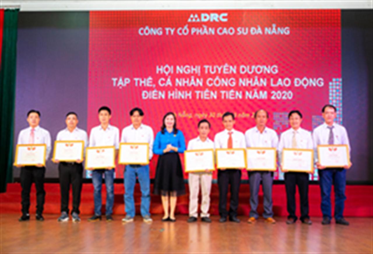 CĐ Công ty CP Cao su Đà Nẵng: Hội nghị tuyên dương các điển hình tiên tiến trong phong trào thi đua năm 2020