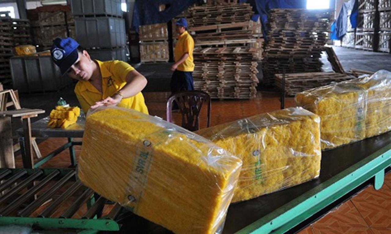 Rubber exports hit nearly US$3 billion during 11-month period