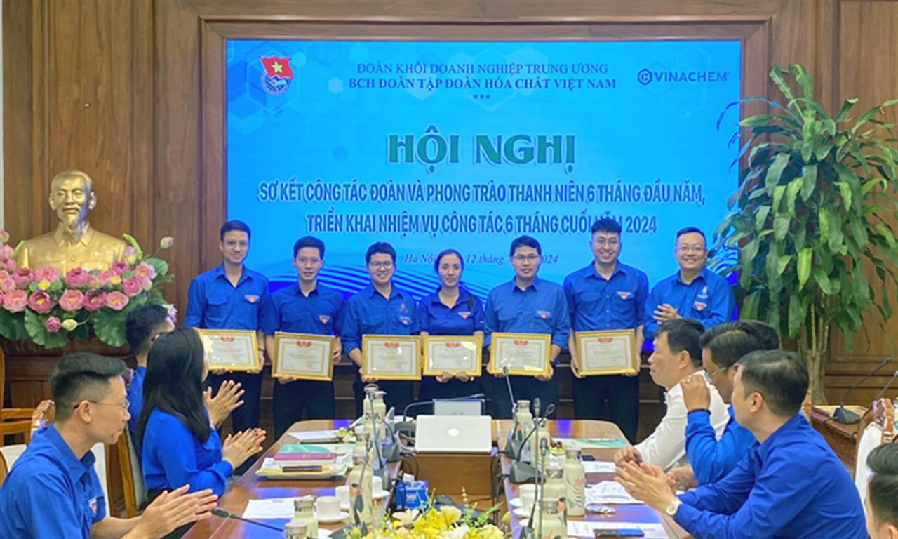 Đoàn TNCS HCM Tập đoàn Hóa chất Việt Nam: Hội nghị sơ kết công tác đoàn 6 tháng đầu năm, triển khai nhiệm vụ 6 tháng cuối năm 2024