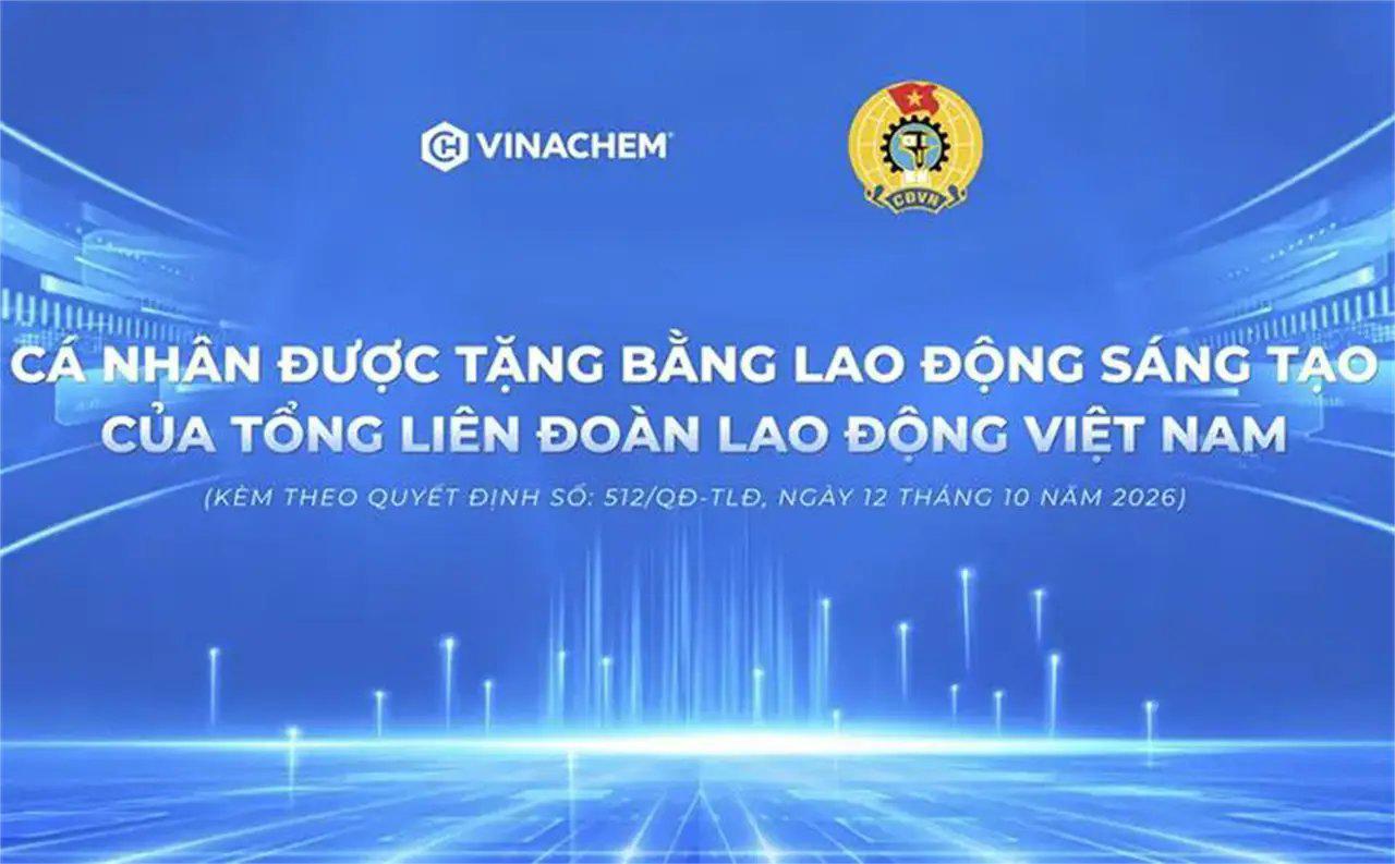16 Individuals from Vinachem Units Awarded Creative Labour Certificates for 2025