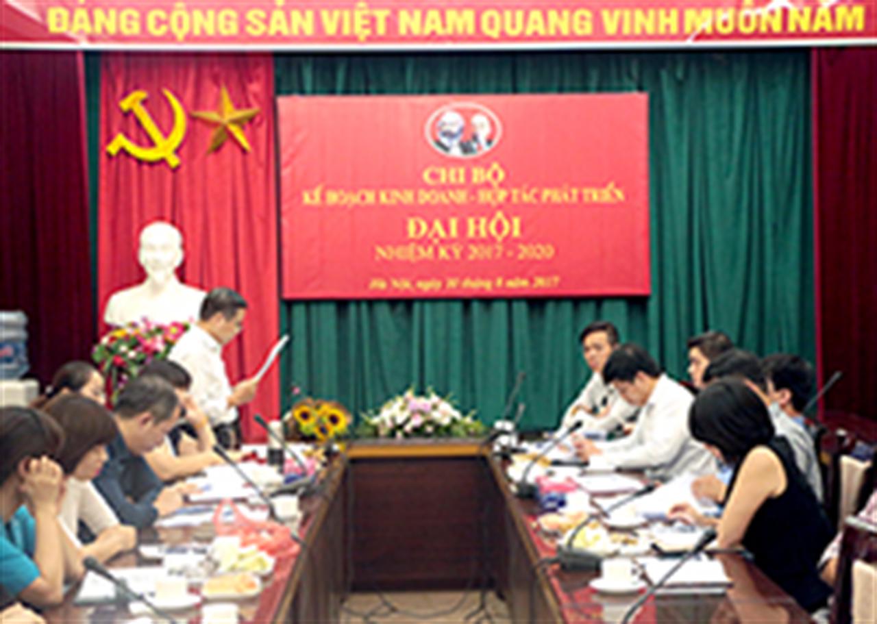 Chi bộ KHKD - HTPT: Đại hội nhiệm kỳ 2017 - 2020