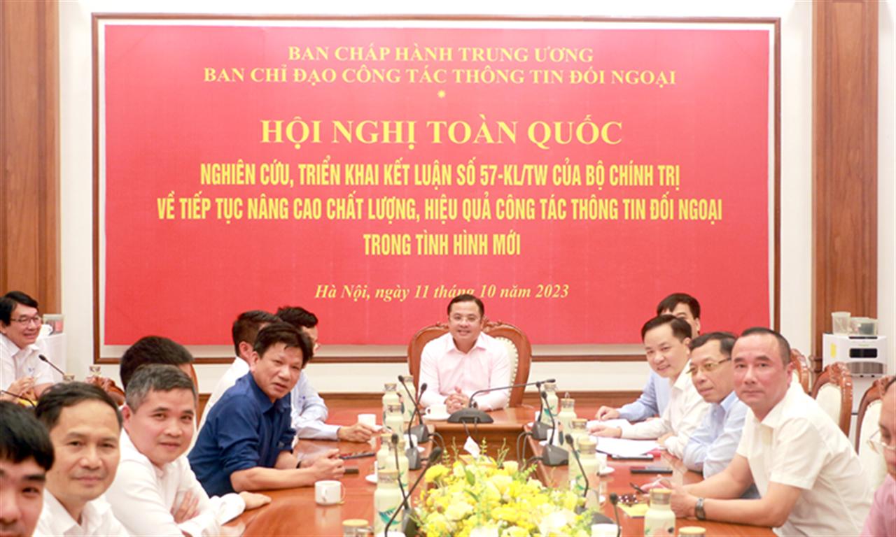 Đảng ủy VINACHEM tham dự Hội nghị toàn quốc nghiên cứu, triển khai Kết luận số 57-KL/TW của Bộ Chính trị