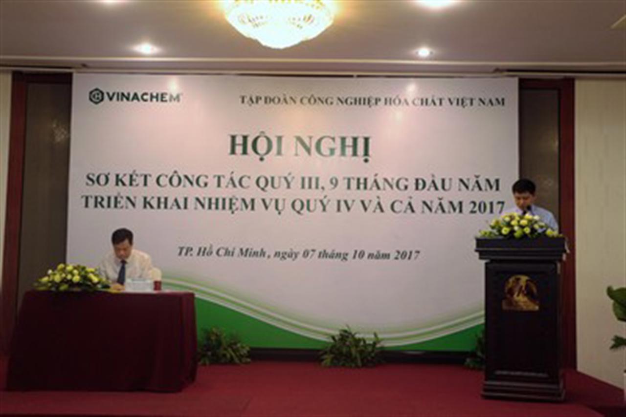 Vinachem: giao ban quý III, triển khai nhiệm vụ công tác quý IV năm 2017
