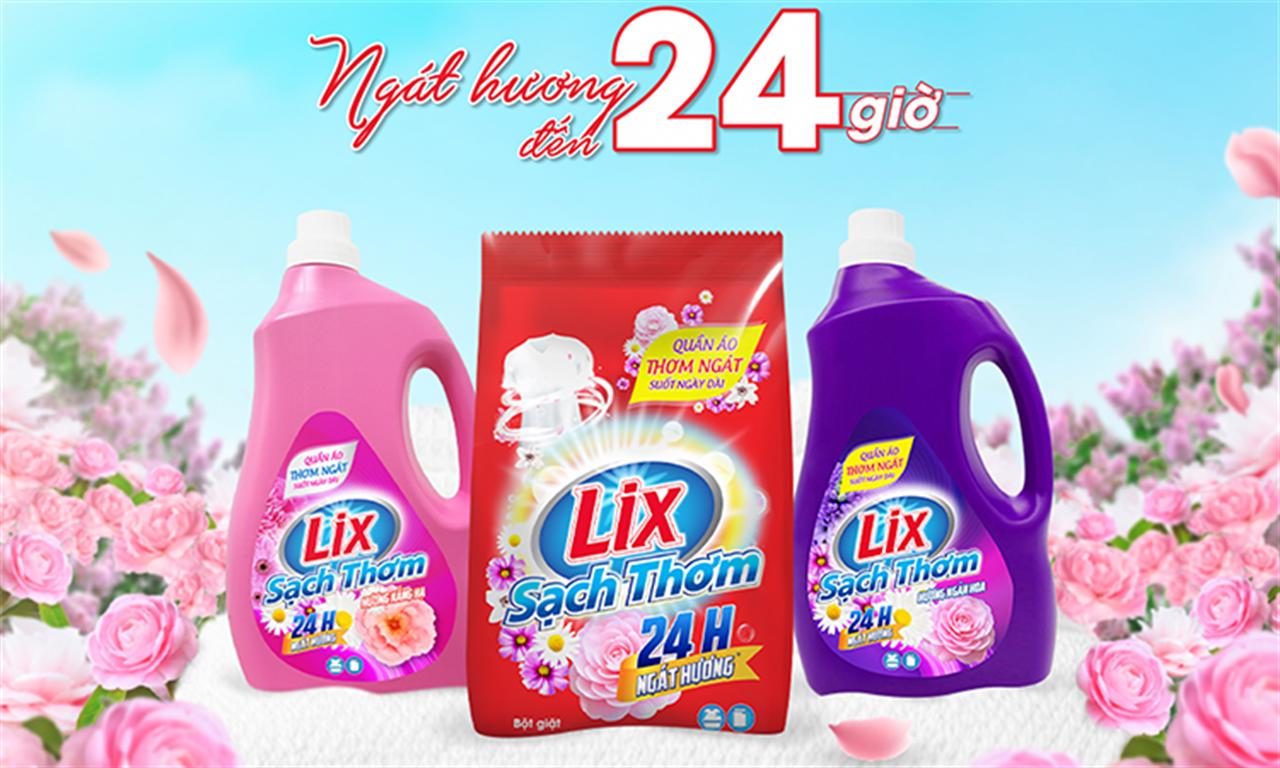 Lix ra mắt dòng sản phẩm giặt tẩy mới