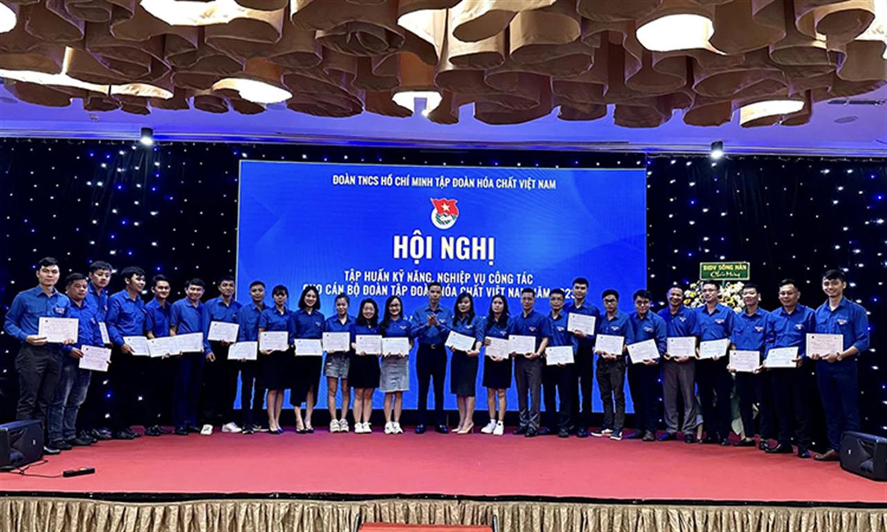 Đoàn TNCS HCM Tập đoàn Hóa chất Việt Nam: Hội nghị Tập huấn nghiệp vụ công tác Đoàn năm 2023