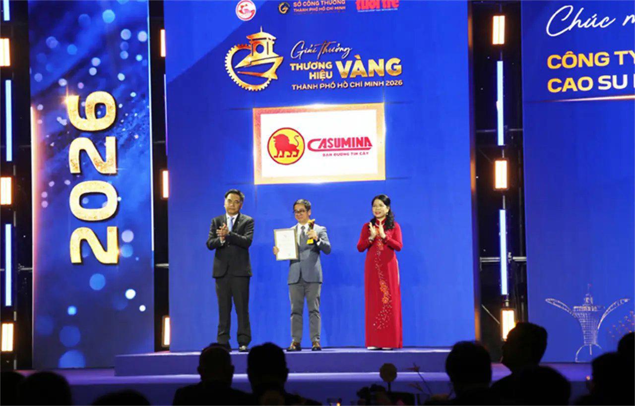 CASUMINA Recognised as “Ho Chi Minh City Gold Brand” in 2026