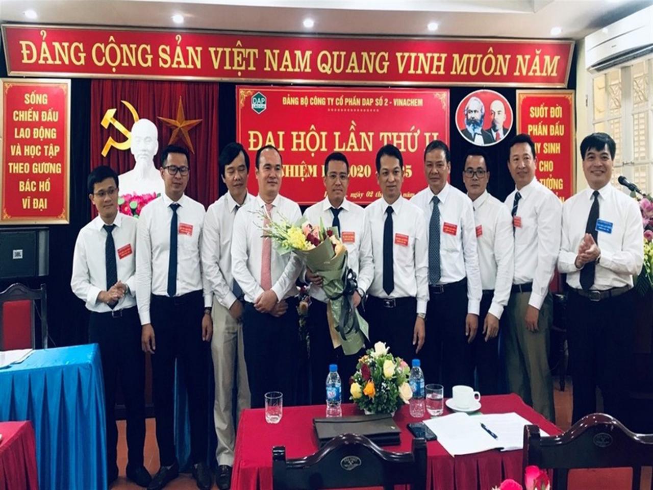 Đại hội Đảng bộ Công ty CP DAP2- Vinachem, nhiệm kỳ 2020-2025