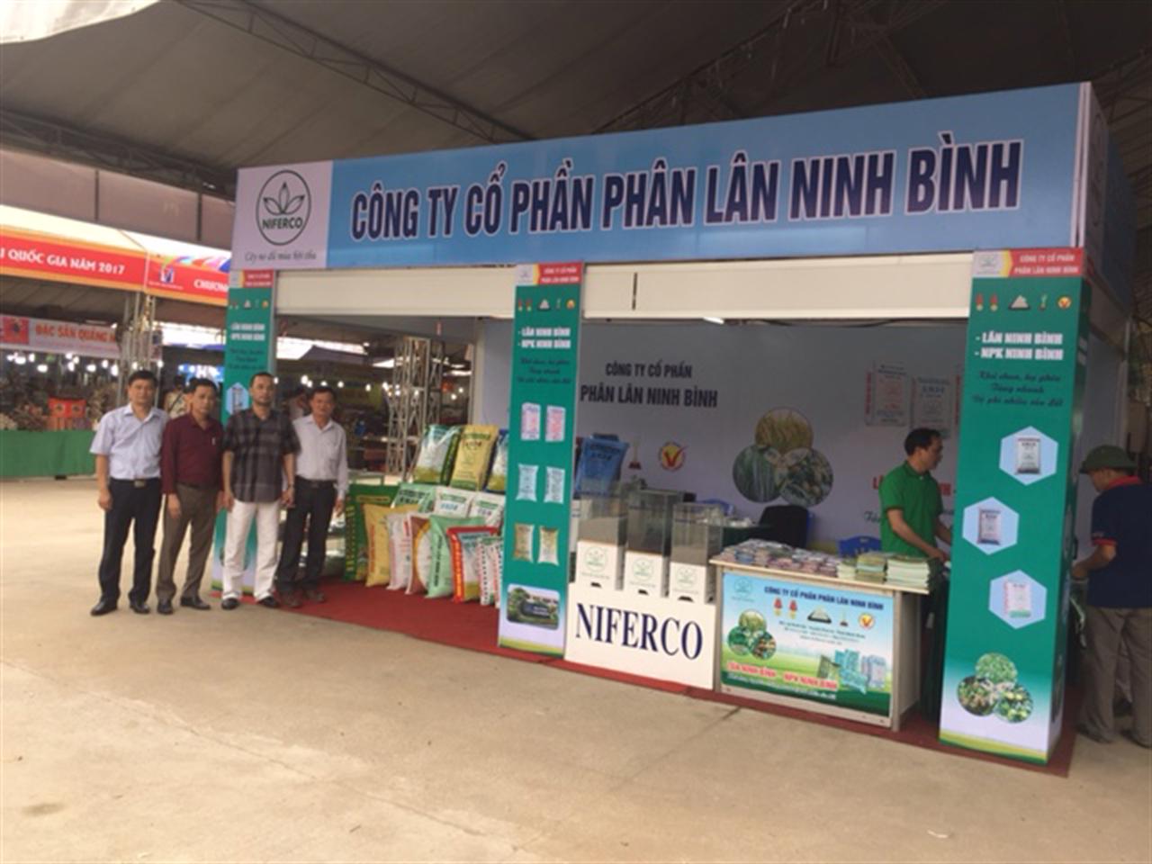 NIFERCO tham gia Hội chợ thương mại khu vực đồng bằng Sông Hồng - Ninh Bình năm 2017