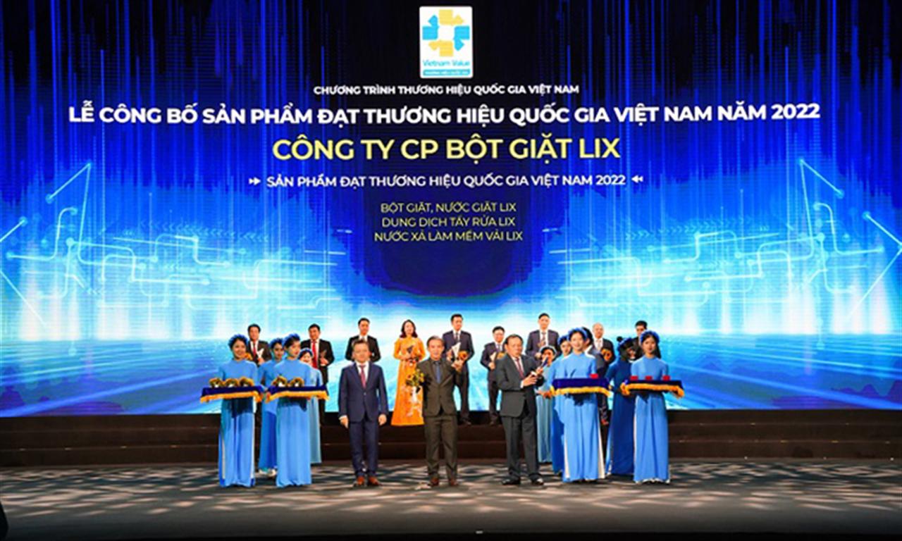 Thương hiệu quốc gia 2022 vinh danh Công ty CP Bột giặt Lix