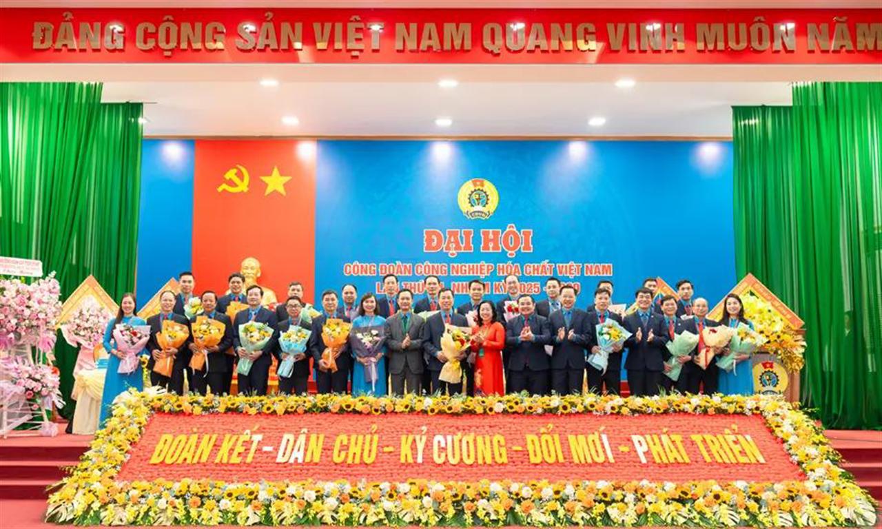 Đại hội Công đoàn Công nghiệp Hóa chất Việt Nam lần thứ XII, nhiệm kỳ 2025–2030