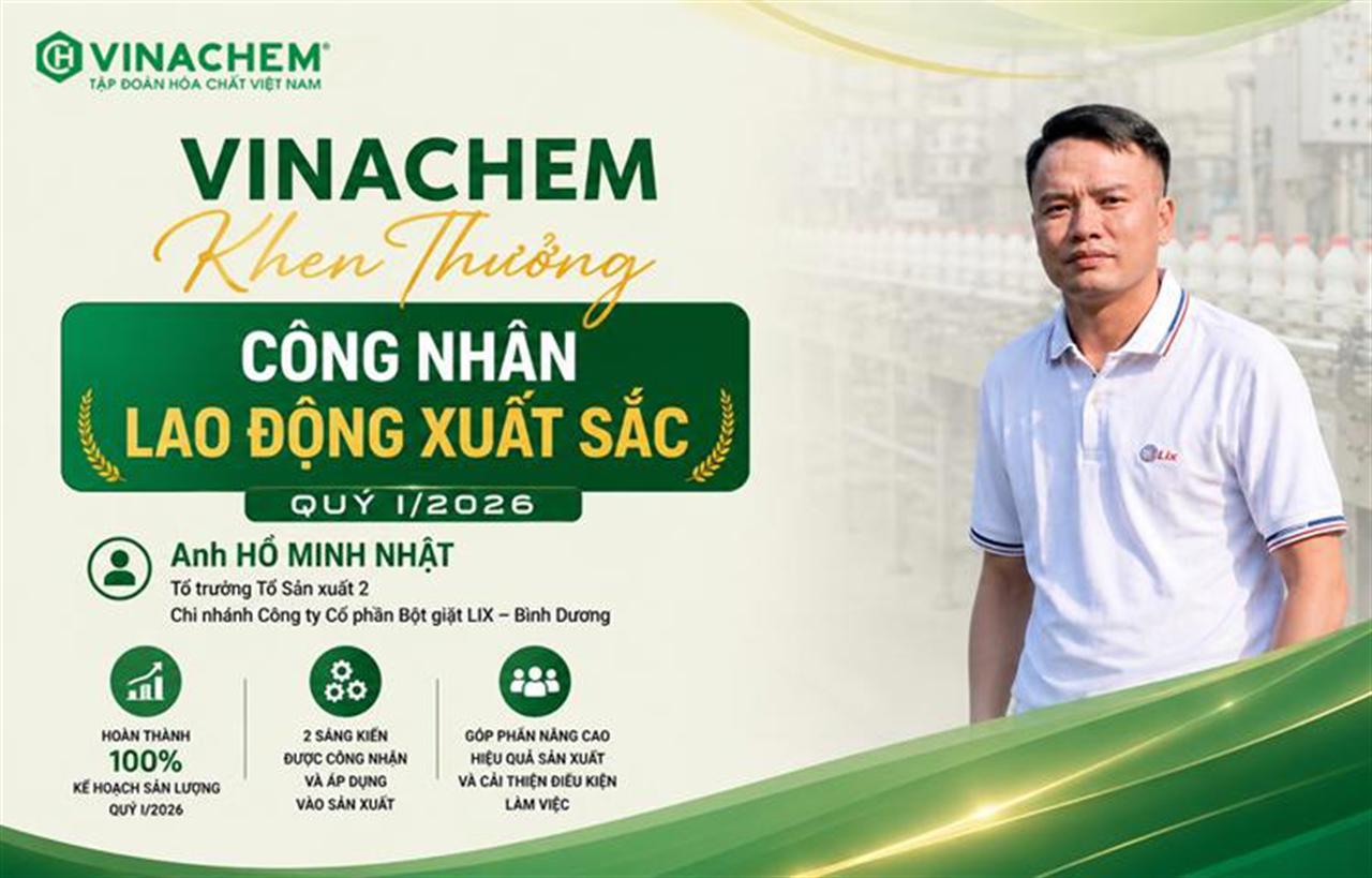 Hồ Minh Nhật - Công ty cổ phần Bột giặt LIX: Hai sáng kiến từ những quan sát rất nhỏ